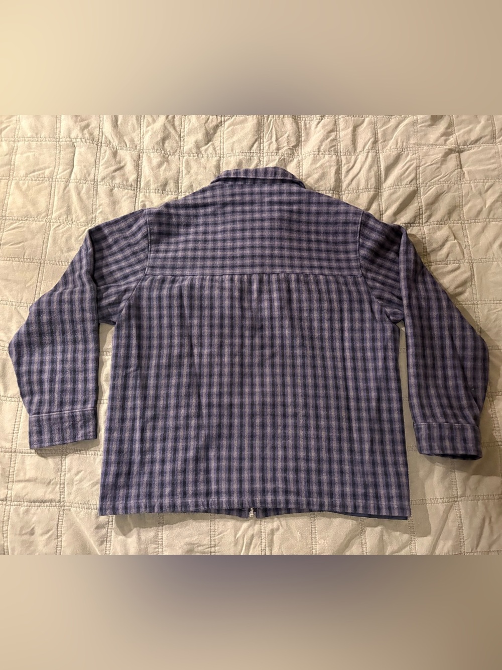 Abercrombie & Fitch Plaid Collared Zip-Up Jacket - Picture 2 of 6